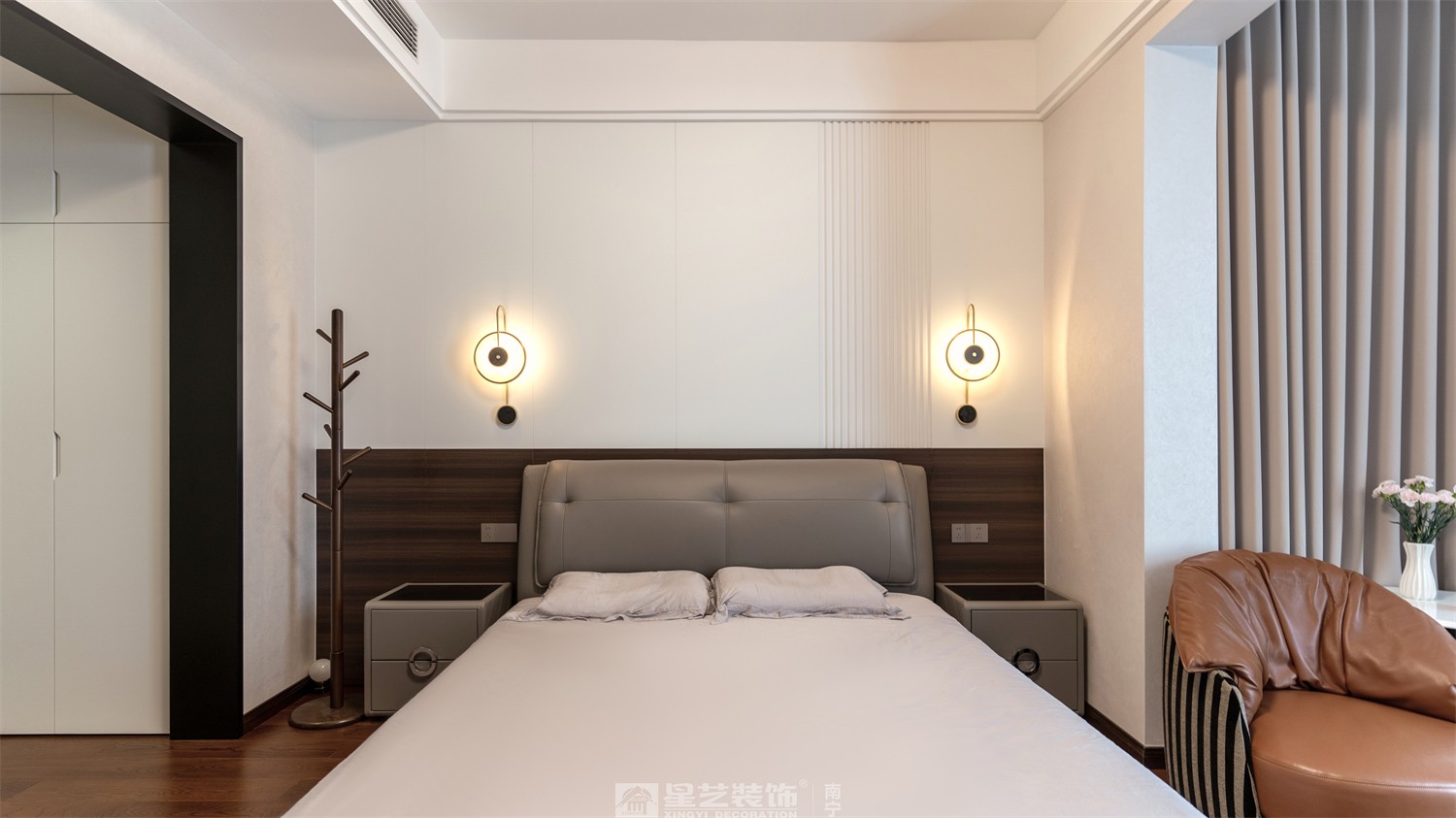 建發(fā)五象印月300平現(xiàn)代輕奢臥室裝修效果圖