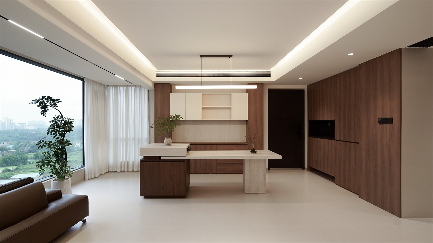 北投溪境119平中古風(fēng)入戶(hù)裝修完工實(shí)景圖