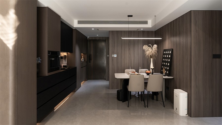 錦官府100平餐廳裝修完工實景圖